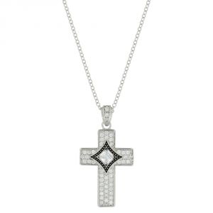 Montana Silversmiths Centered in Faith Cross Necklace (NC3226)